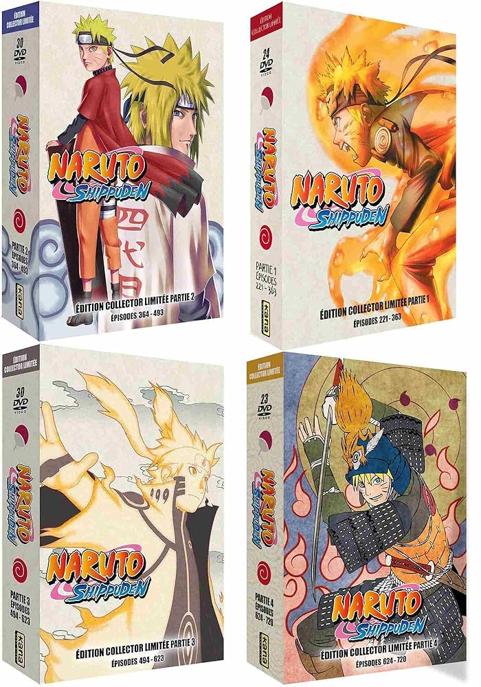 Naruto Shippuden - Intégrale de la série en 4 Coffrets